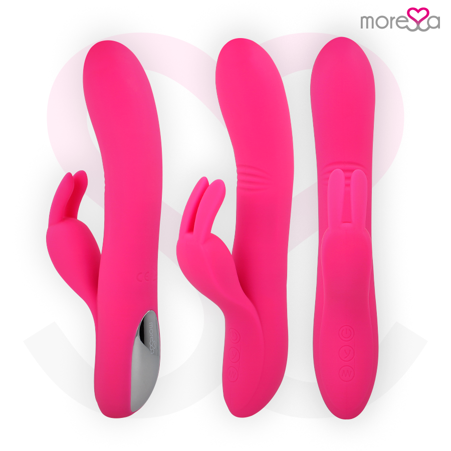 Stimulateur vibrant double point G et clitoris à mouvement ondulatoire — MORESSA