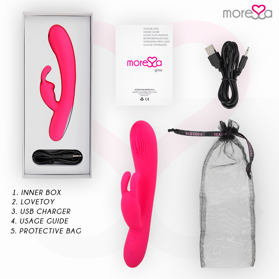 Gino rechargeable en silicone premium — MORESSA