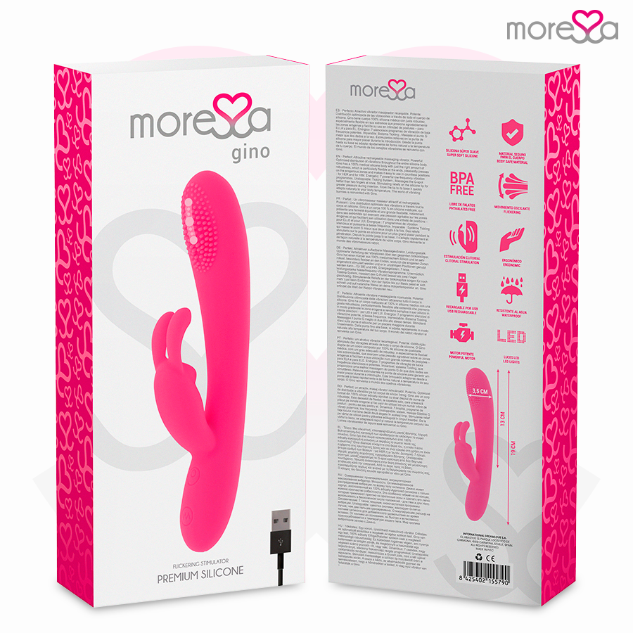 Gino rechargeable en silicone premium — MORESSA