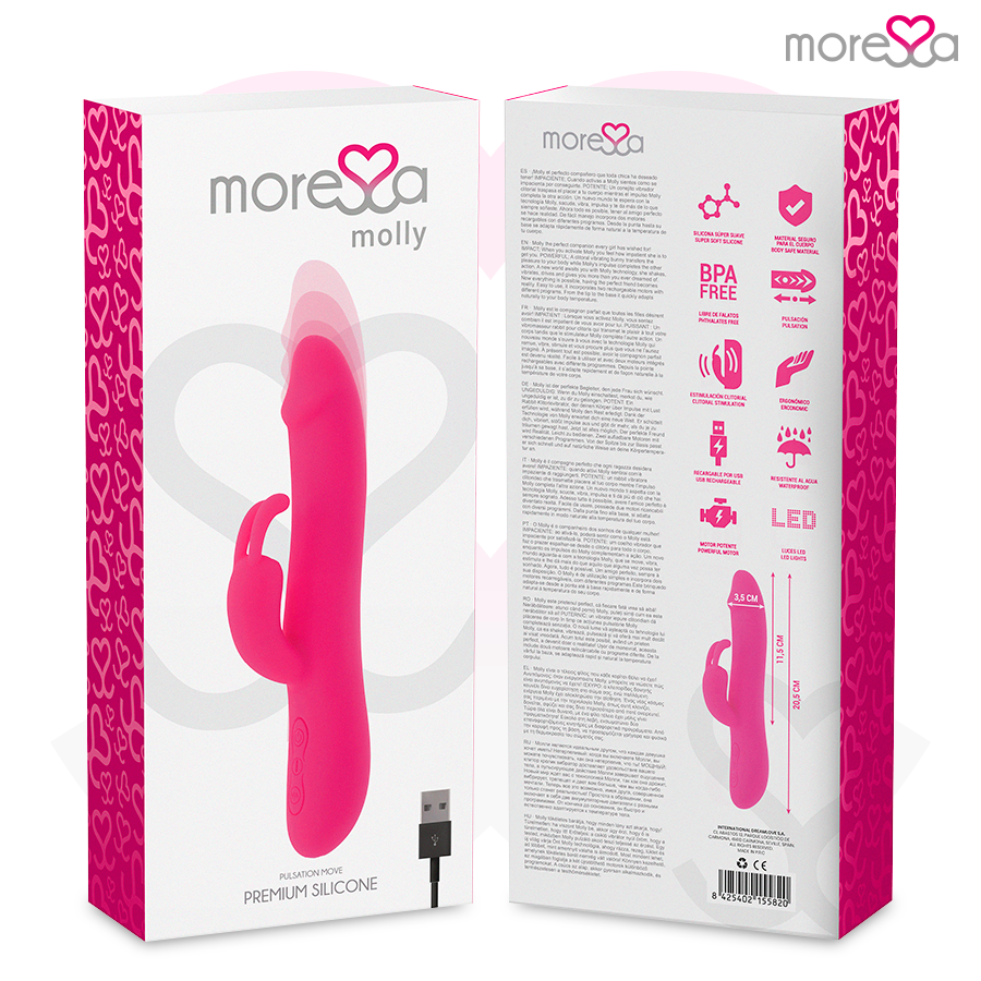 Molly rechargeable en silicone premium — MORESSA