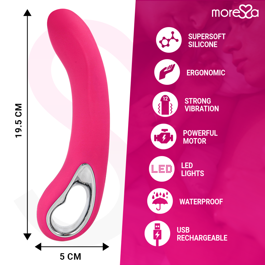 Nelson rechargeable en silicone premium — MORESSA
