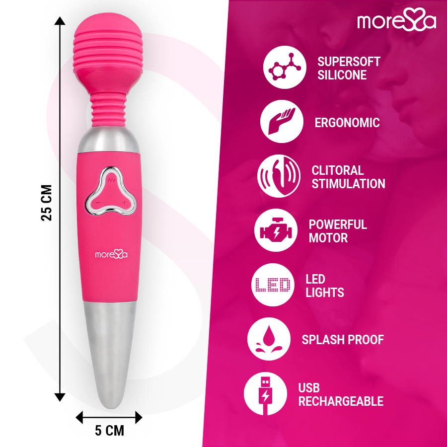 Vibromasseur massage puissant rechargeable Odilon — MORESSA