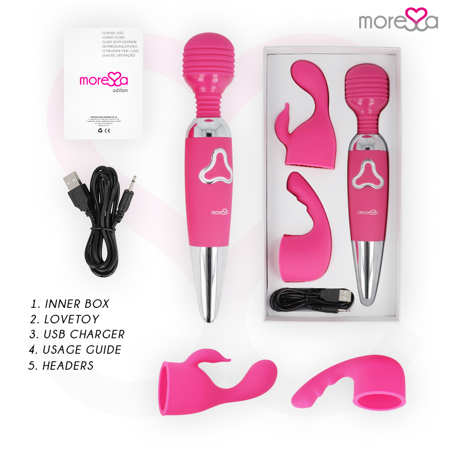 Vibromasseur massage puissant rechargeable Odilon — MORESSA
