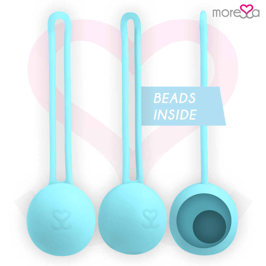 Boule de geisha Osian One en silicone turquoise — MORESSA