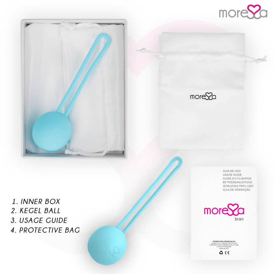 Boule de geisha Osian One en silicone turquoise — MORESSA