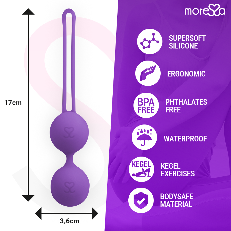 Boules de geisha Osian Three en silicone premium — MORESSA