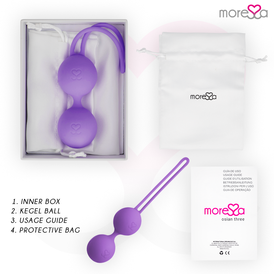 Boules de geisha Osian Three en silicone premium — MORESSA