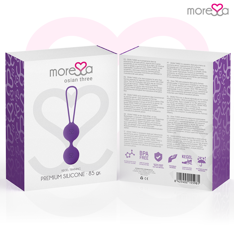 Boules de geisha Osian Three en silicone premium — MORESSA
