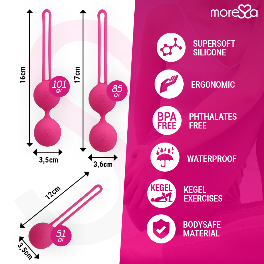 Set de boules de geisha en silicone premium — MORESSA