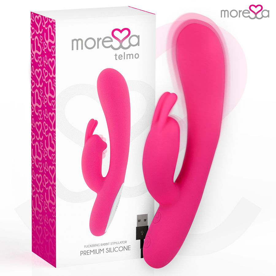 Lapin vibrant rechargeable Telmo en silicone premium — MORESSA