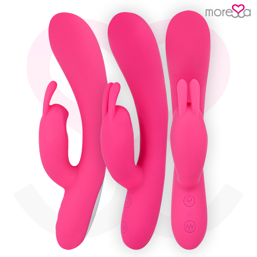 Lapin vibrant rechargeable Telmo en silicone premium — MORESSA