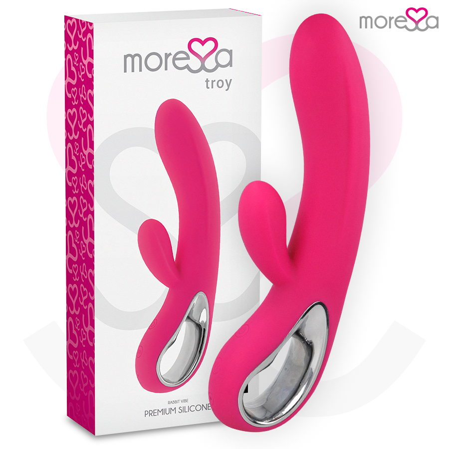 Lapin vibrant rechargeable double stimulation — MORESSA