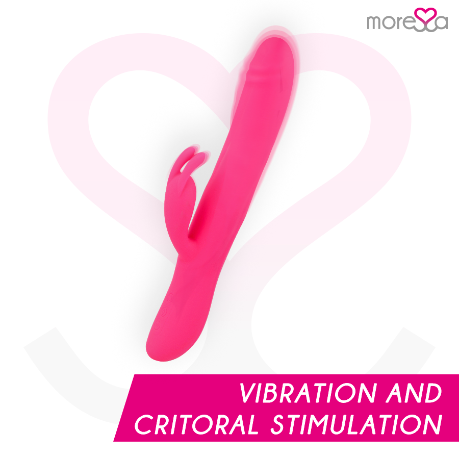 Vibromasseur lapin roulant à double stimulation — MORESSA