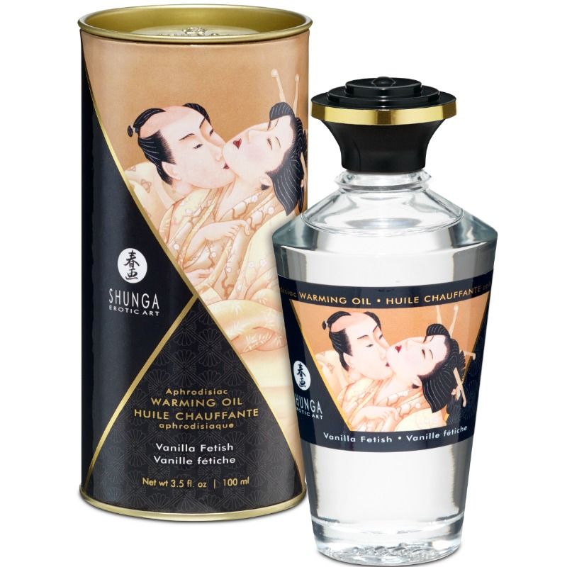 Huile de massage effet chaleur vanille fétiche — SHUNGA OILS