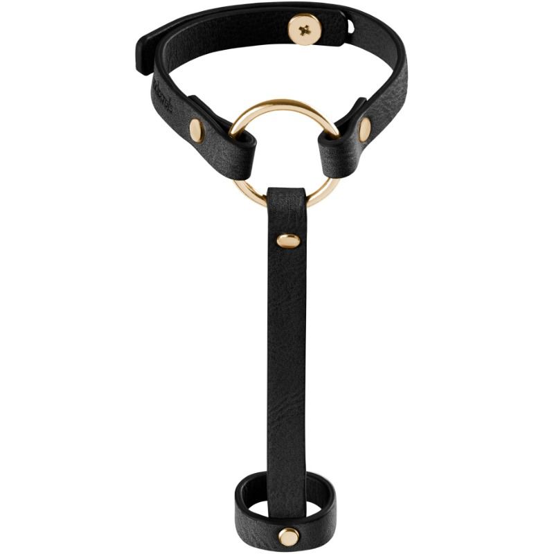 Bracelet harnais ajustable noir — BIJOUX MAZE
