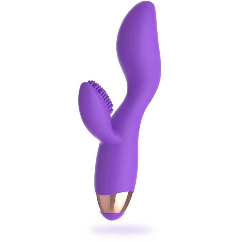 Vibrateur double stimulation rechargeable — WOMANVIBE