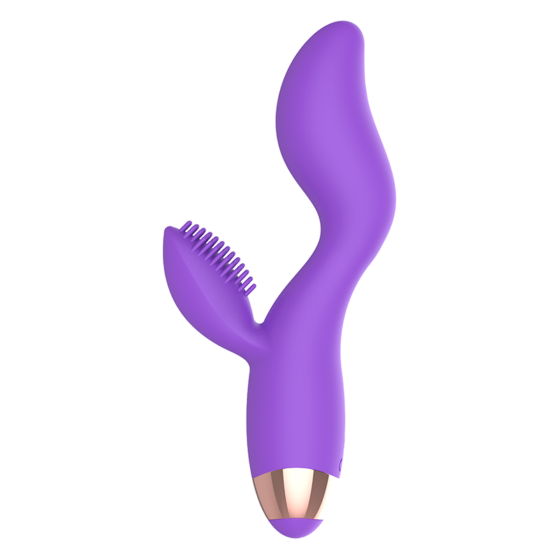 Vibrateur double stimulation rechargeable — WOMANVIBE