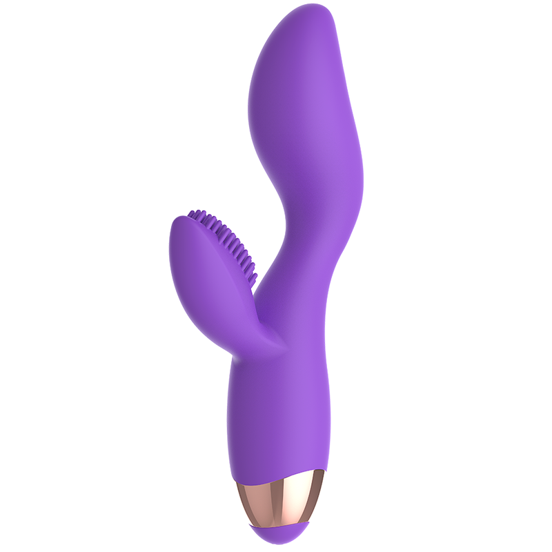 Vibrateur double stimulation rechargeable — WOMANVIBE