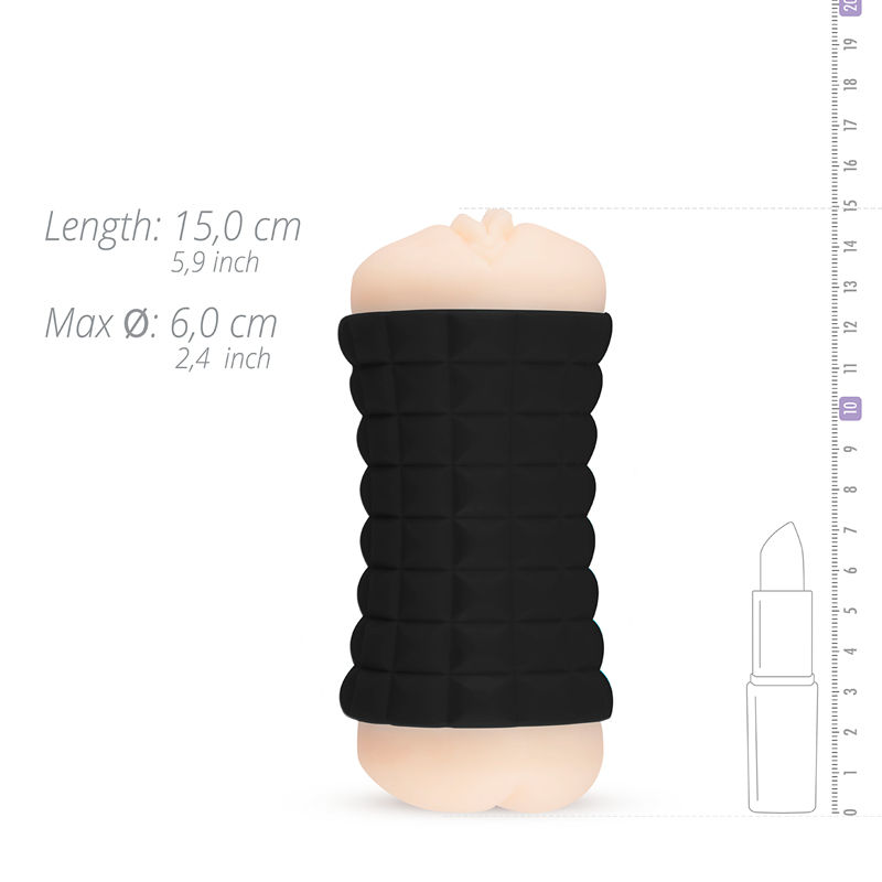 Masturbador Duplo Realista Gumy — WOMANVIBE