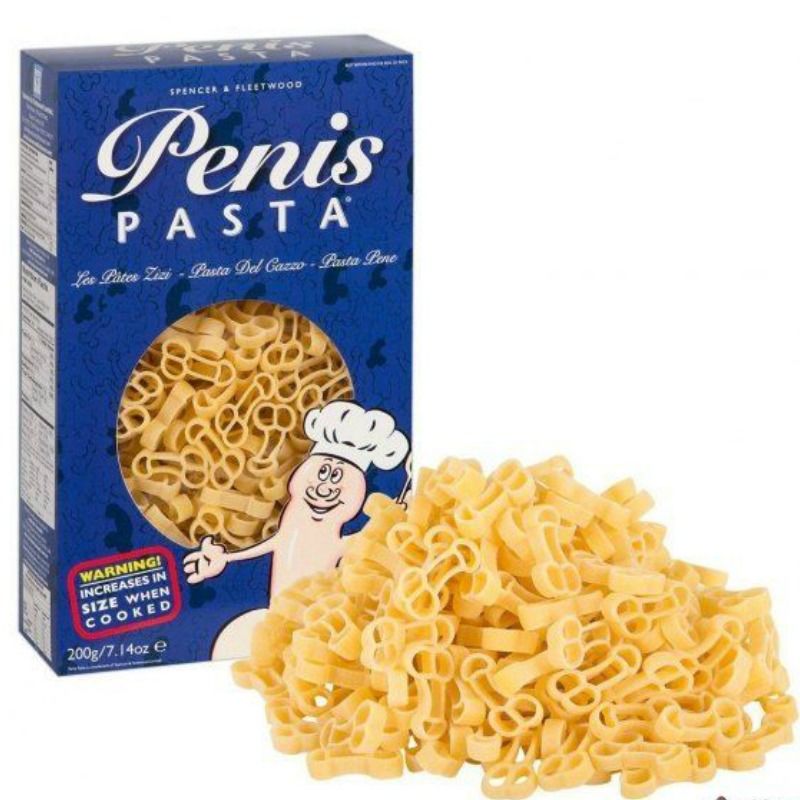 Pâtes en forme de pénis qui gonflent à la cuisson — SPENCER & FLETWOOD