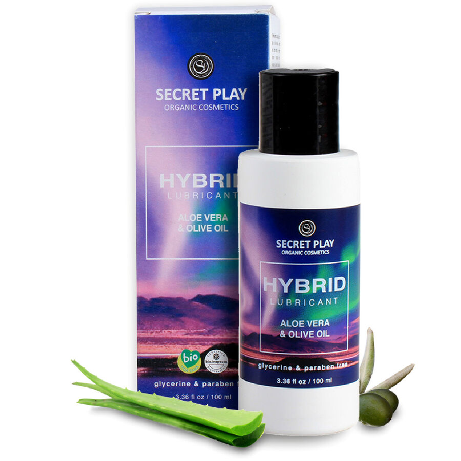 Lubrifiant bio hybride à l'aloe vera et à l'huile d'olive — SECRETPLAY COSMETIC