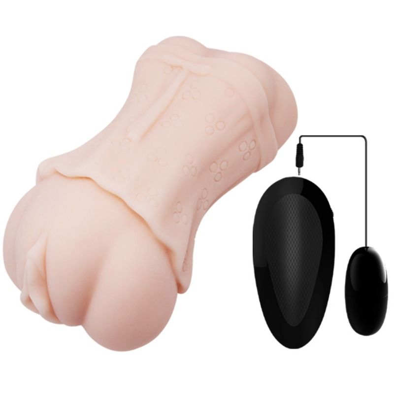 Masturbatore vaginale in pelle d'acqua vibrante — CRAZY BULL
