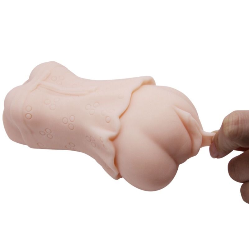 Masturbatore vaginale in pelle d'acqua vibrante — CRAZY BULL