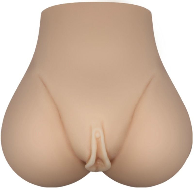 Buste réaliste double orifice avec vibrations intégrées — CRAZY BULL