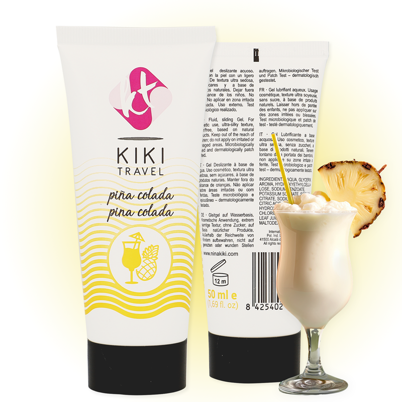 Lubrifiant pina colada au goût exotique — KIKÍ TRAVEL