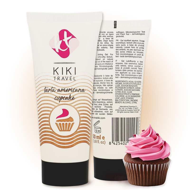 Lubrifiant gourmand cupcake 50 ml — KIKÍ TRAVEL