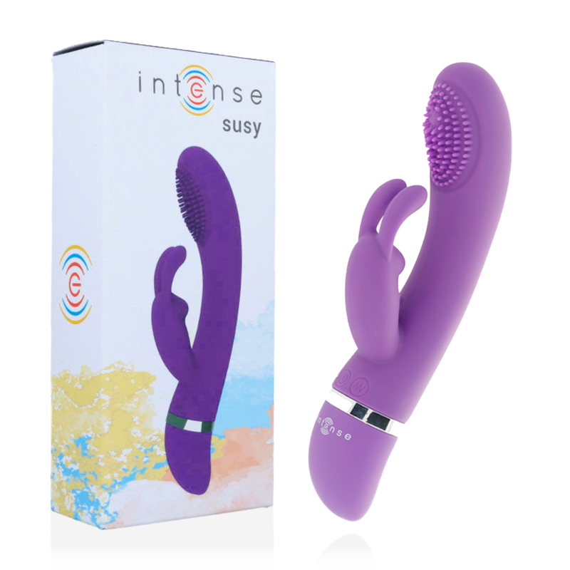 Vibrateur lapin oscillant Susy en silicone — INTENSE HIGH TECH