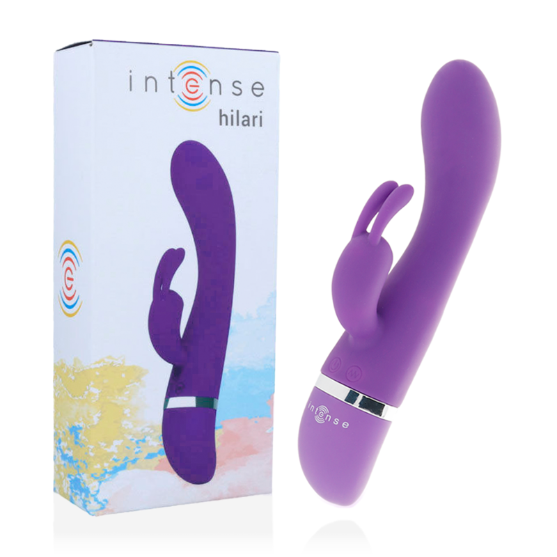 Vibromasseur lapin Hilari en silicone de luxe — Intense High Tech