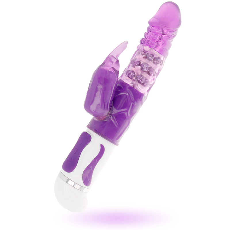 Vibrateur rotatif stimulateur clitoridien Guppy Lilas — INTENSE HIGH TECH
