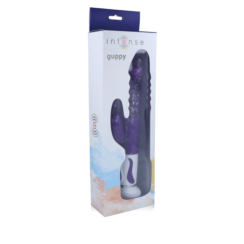 Vibrateur rotatif stimulateur clitoridien Guppy Lilas — INTENSE HIGH TECH
