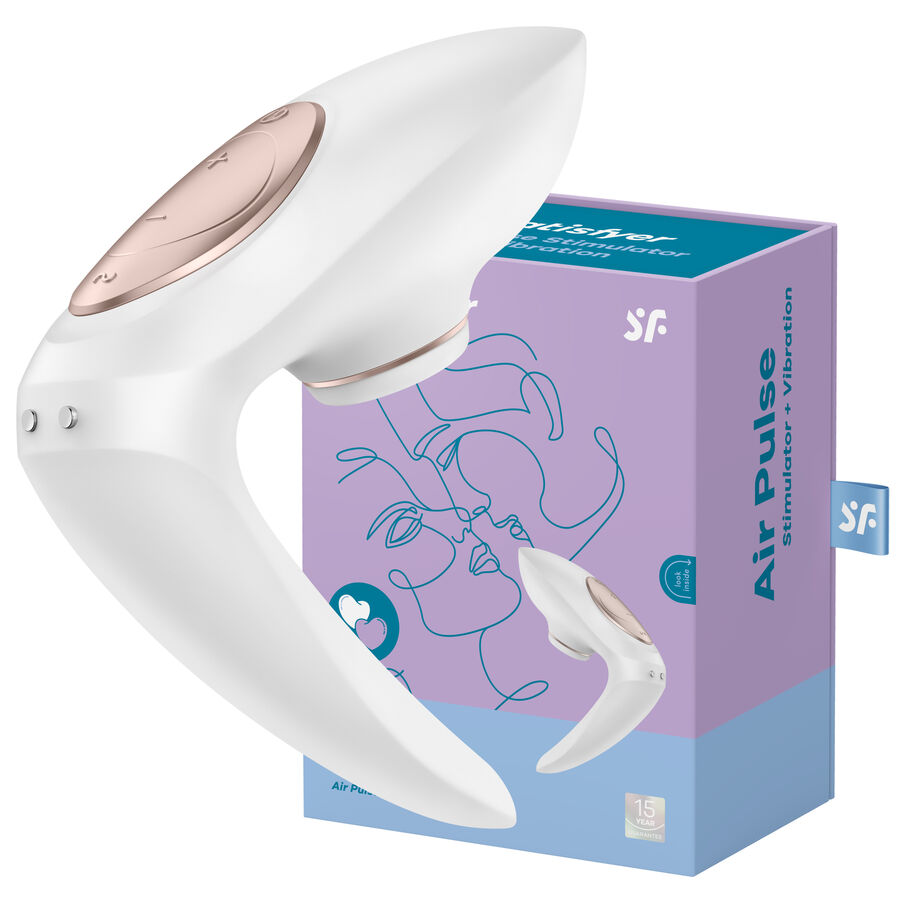 Stimulateur couple à ondes de pression et vibrations — SATISFYER AIR PULSE