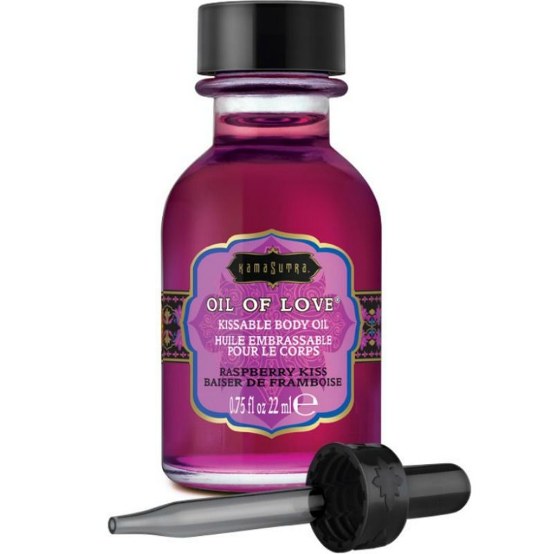 Huile comestible framboise à effet chaud — KAMASUTRA COSMETICS