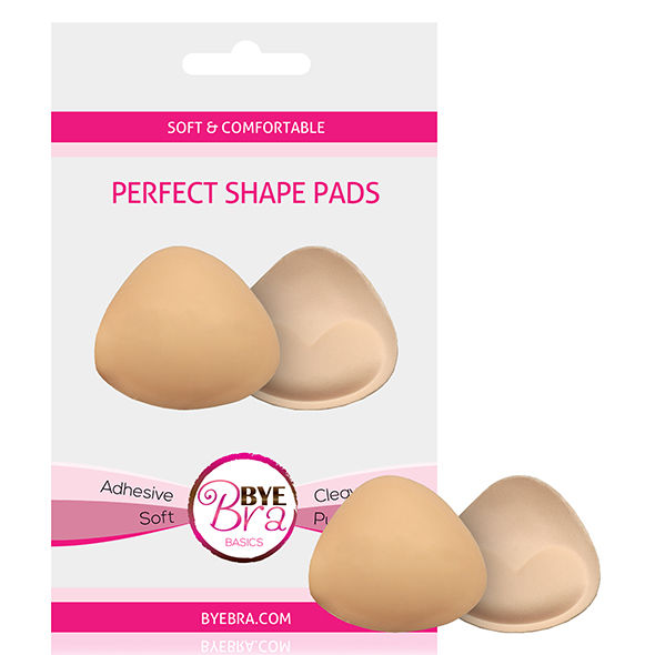 Coussinets Perfect Shape push-up adhésifs beige — BYE BRA - PULL UPS