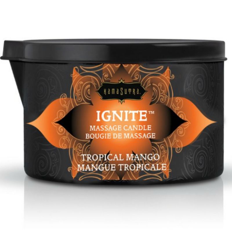 Bougie de massage parfumée à l'huile de mangue tropicale — KAMASUTRA COSMETICS
