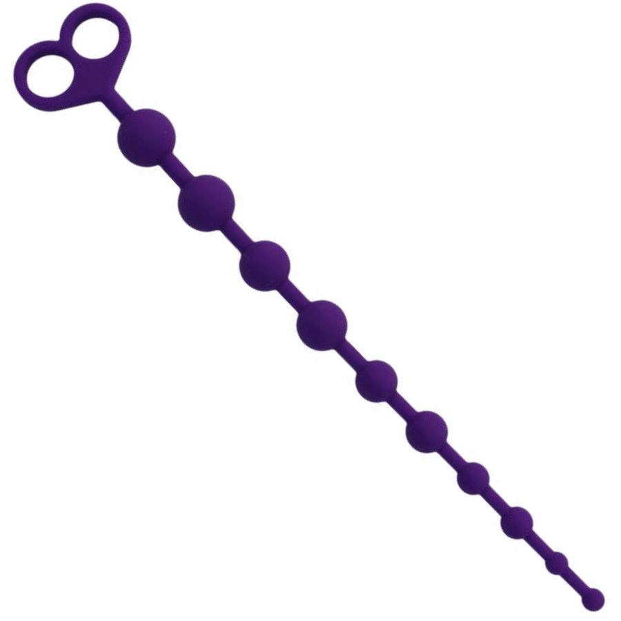 Billes anal progressives Jaiden en silicone lilas — Intense Anal Toys