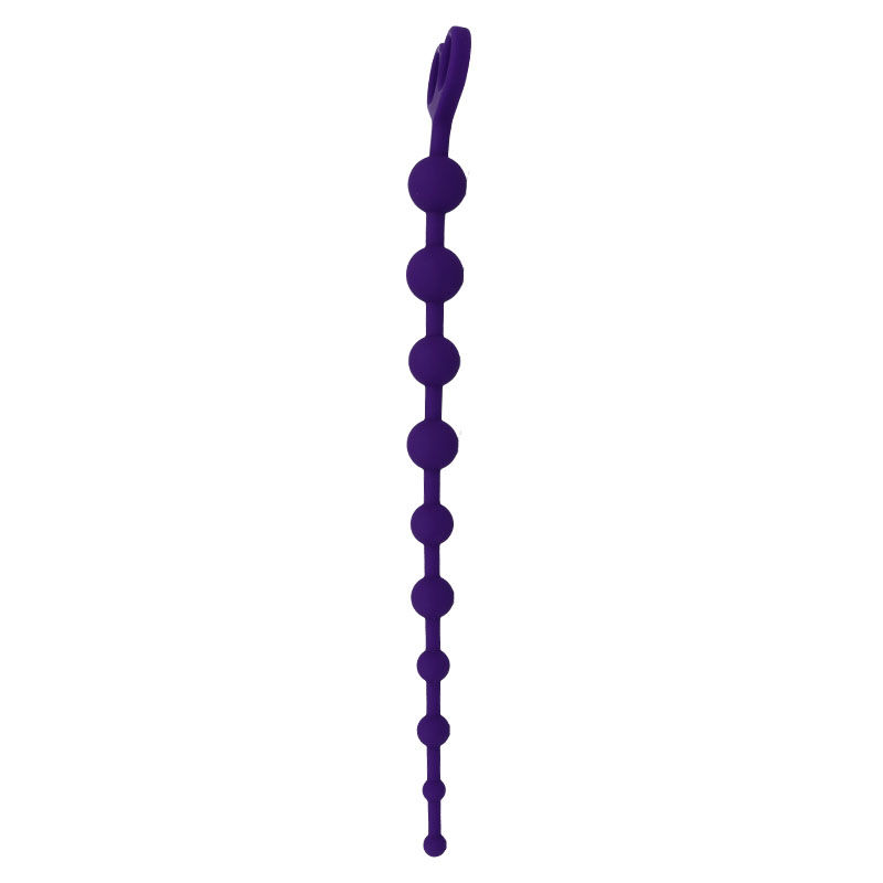 Billes anal progressives Jaiden en silicone lilas — Intense Anal Toys