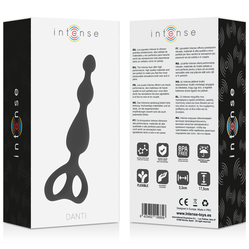 Stimulateur anal Danti en silicone doux — INTENSE ANAL TOYS