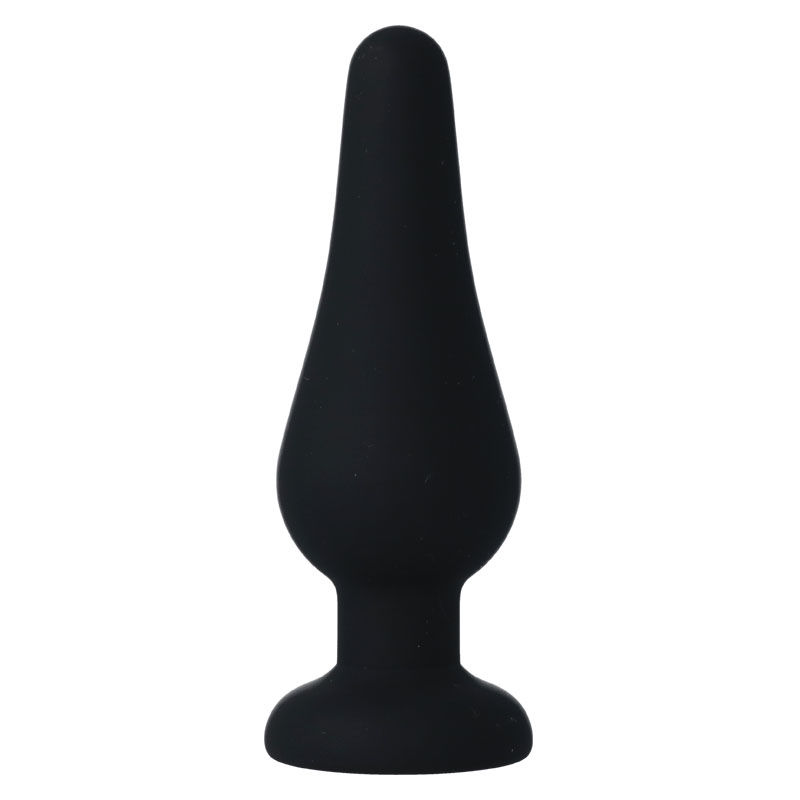 Plug anal en silicone noir 11 cm — INTENSE ANAL TOYS