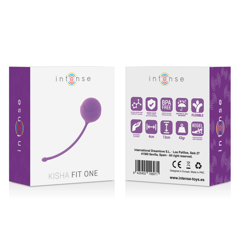 Boules de geisha Kisha Fit One en silicone lilas — INTENSE HEALTH KEGEL