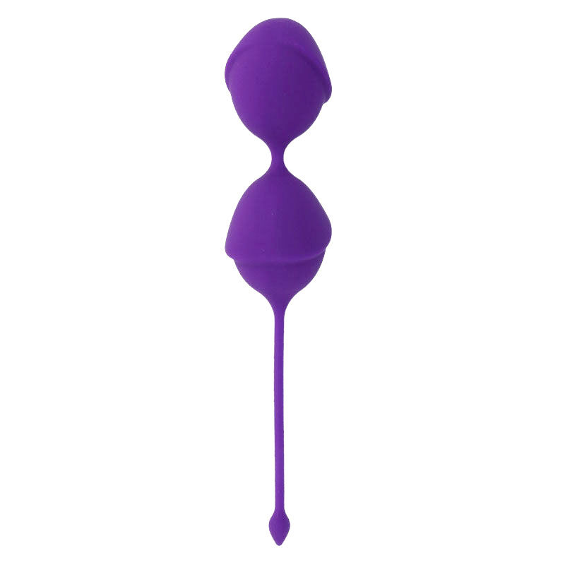 Boules de Geisha rééducatrices en silicone lilas — INTENSE HEALTH KEGEL