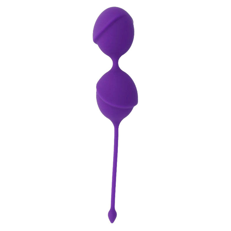 Boules de Geisha rééducatrices en silicone lilas — INTENSE HEALTH KEGEL