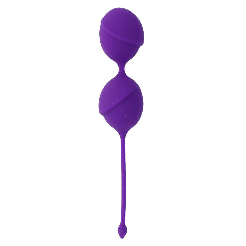 Boules de Geisha rééducatrices en silicone lilas — INTENSE HEALTH KEGEL