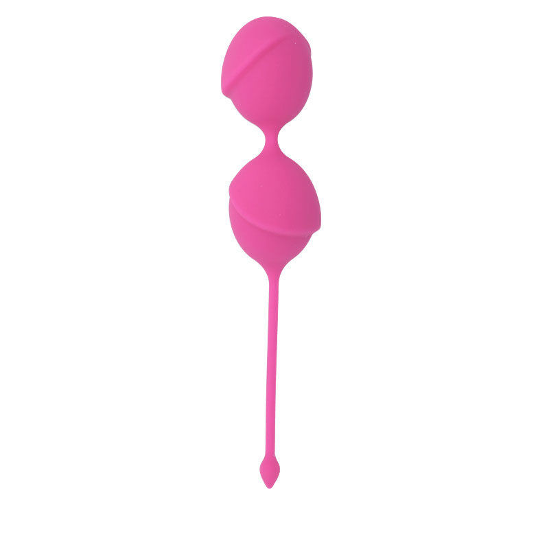 Boules de geisha vibrant silicone fuchsia — INTENSE HEALTH KEGEL