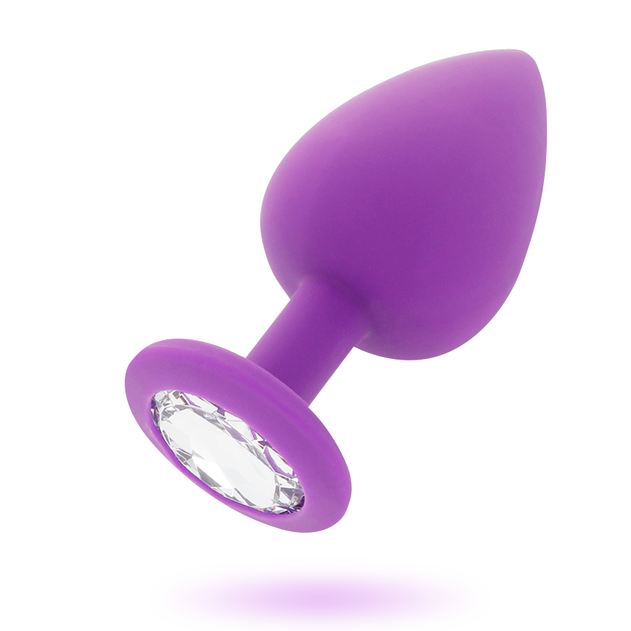 Plug anal en silicone doux lilas — INTENSE ANAL TOYS