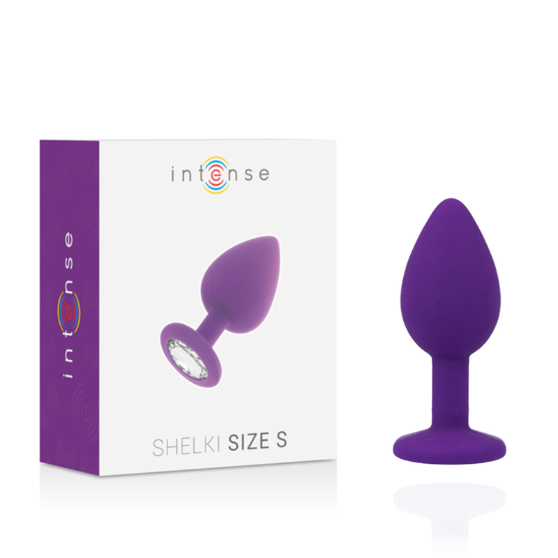 Plug anal en silicone doux lilas — INTENSE ANAL TOYS
