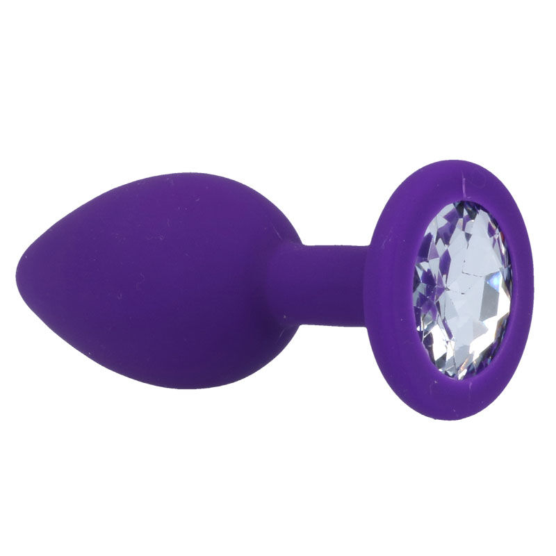 Plug anal en silicone doux lilas — INTENSE ANAL TOYS